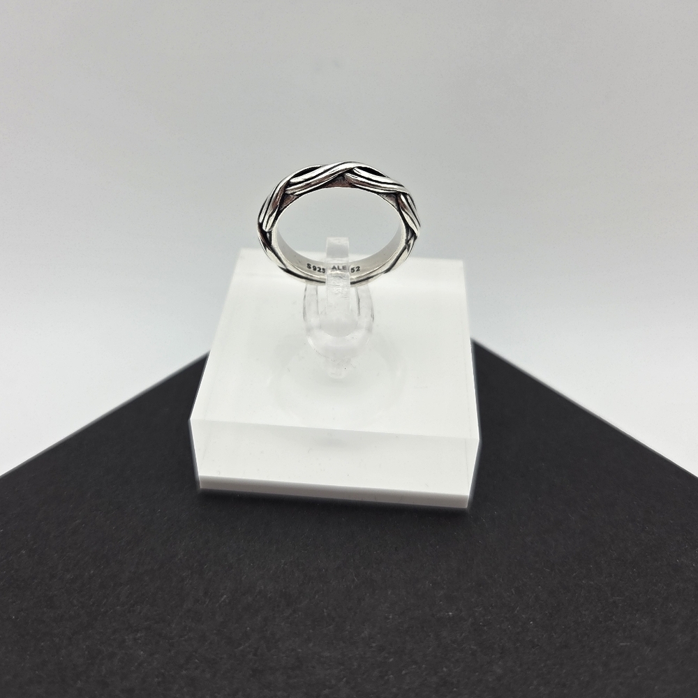 Retired Pandora Sterling Silver Ring "Changing Seasons". Ring Size 6 (52mm)